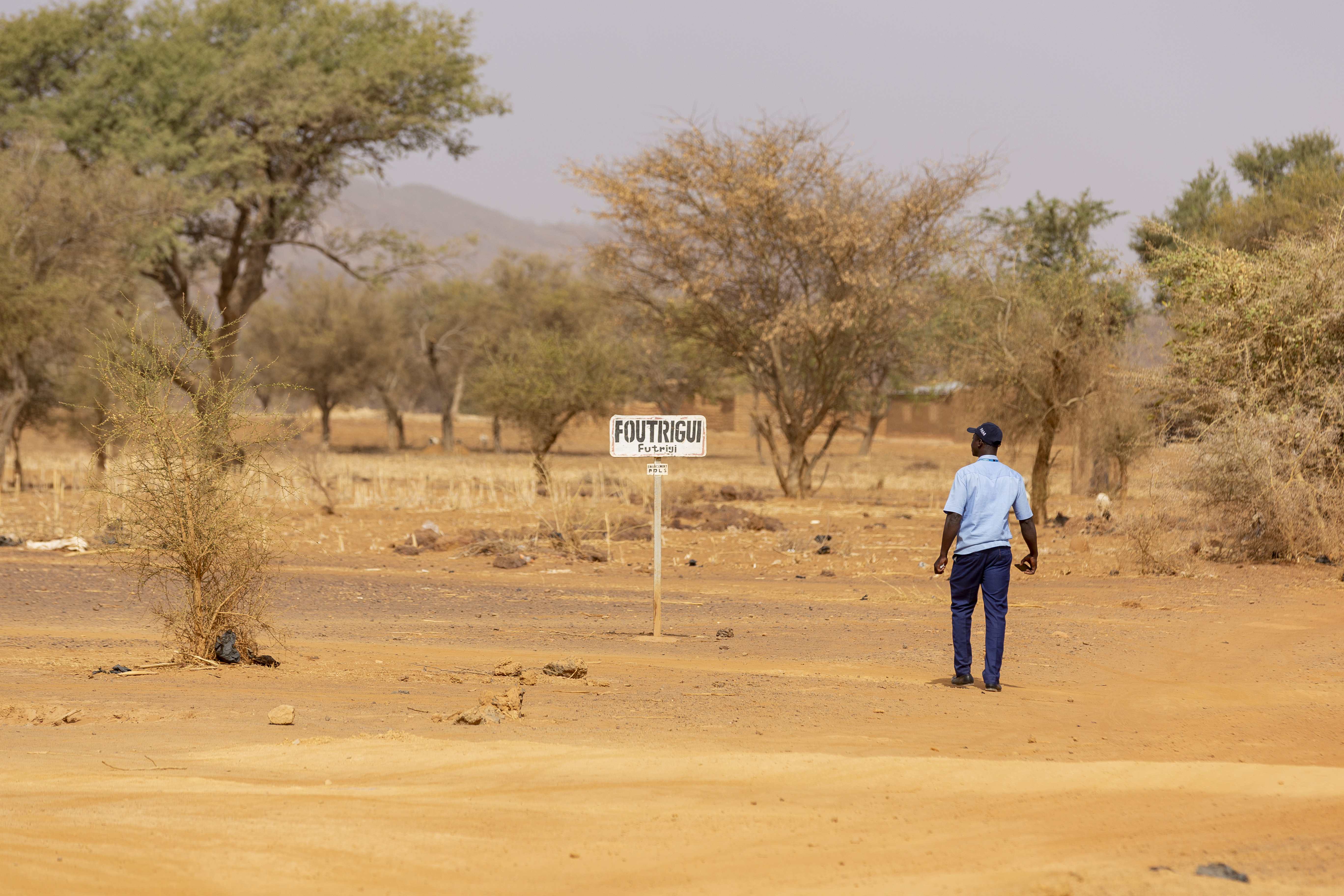 Man in a desert