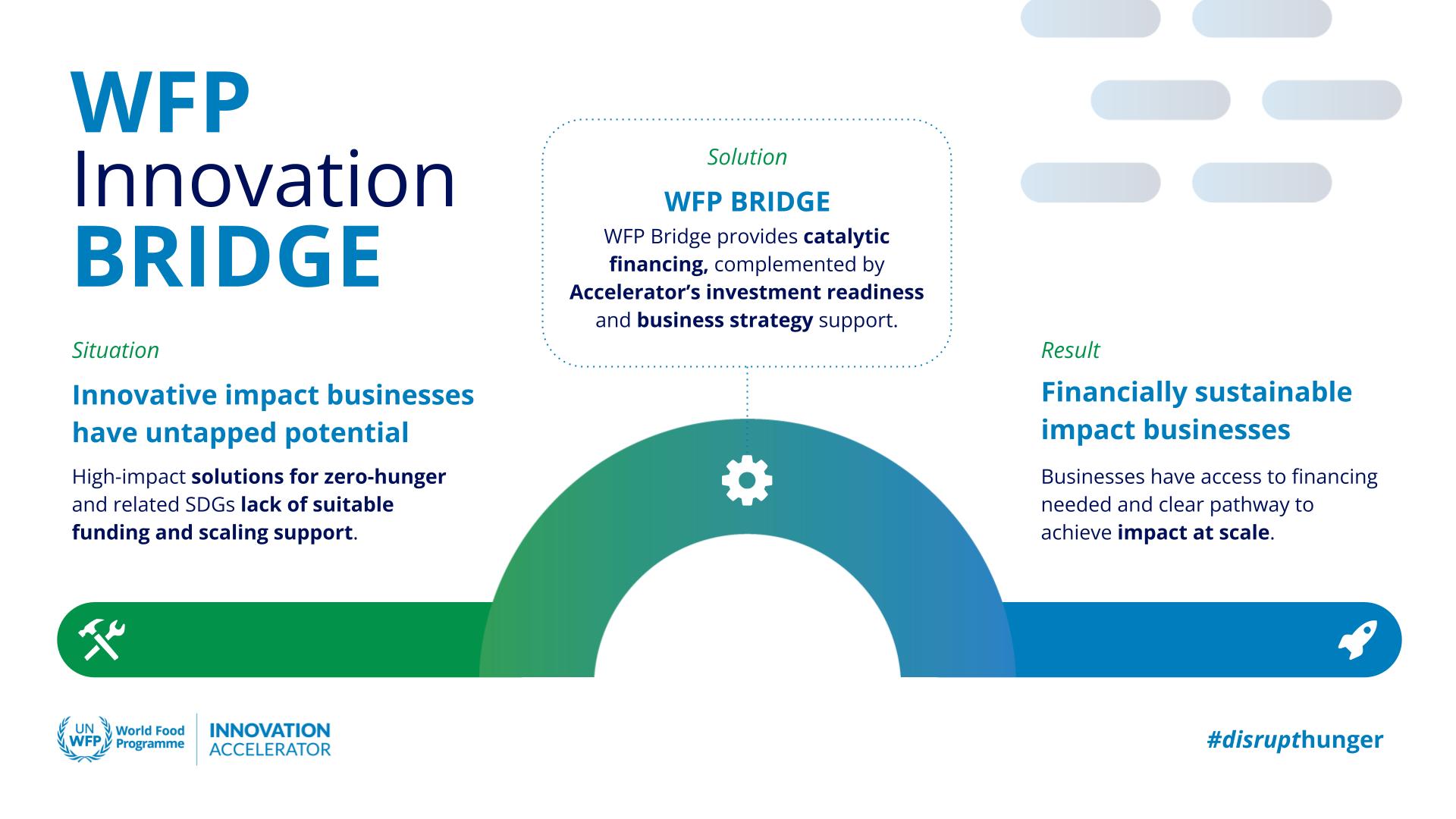WFP Innovation BRIDGE visual explainer.