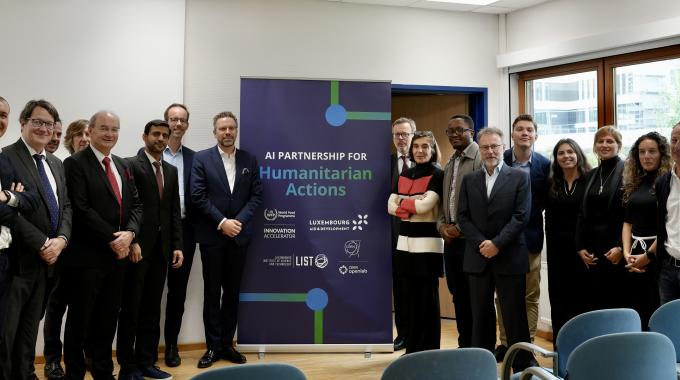 CERN LUX LIST WFP partnership launch in Luxembourg