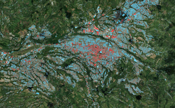 Pereira​, Columbia where 8,918 of 81,266 assessed buildings were damaged.