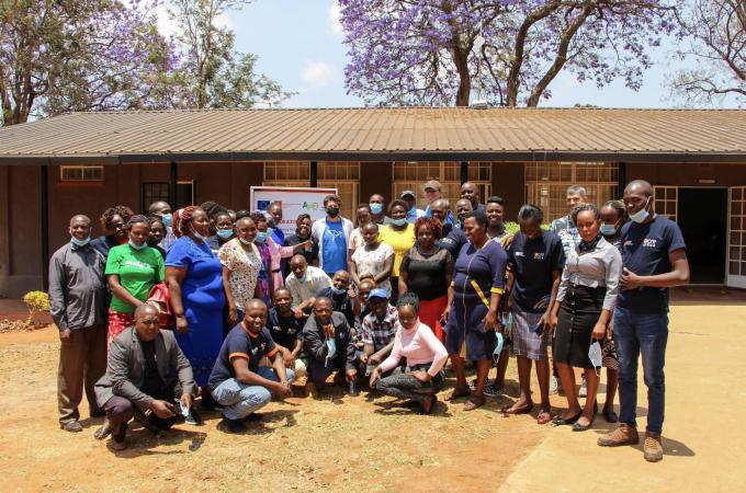 Etherisc at Machakos agricultural training center, Kenya.